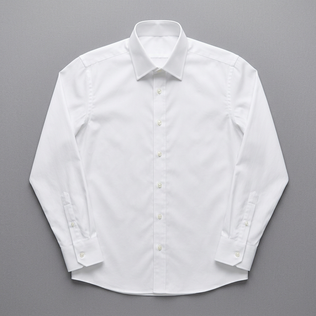 After — pristine pressed shirt